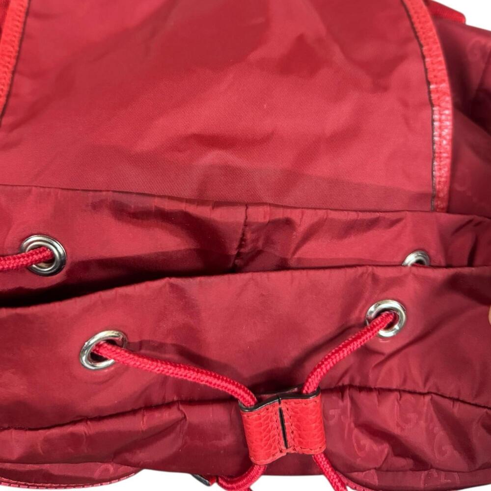 GUCCI Red Backpack - Picture 9 of 13